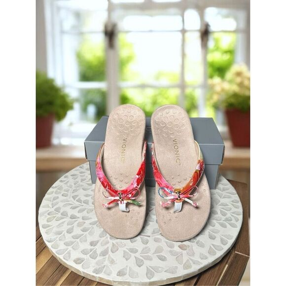 Vionic Cassie Orthotic Slip-On Sandals Arch Support Flip Flop Comfort Women’s 7 - Picture 3 of 9